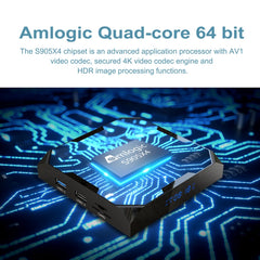 H96 Max+ Ultra 4GB+32GB Amlogic S905X4 8K Smart TV BOX Android 11.0 Media Player, 4GB+32GB, UK Plug, 4GB+32GB, US Plug, 4GB+32GB, EU Plug, 4GB+32GB, AU Plug