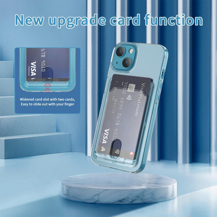 Crystal Card Slot PC + TPU Phone Case, For iPhone 14, For iPhone 14 Plus, For iPhone 14 Pro, For iPhone 14 Pro Max Crystal Card Slot PC + TPU Phone Case, For iPhone 14, For iPhone 14 Plus, For iPhone 14 Pro, For iPhone 14 Pro Max