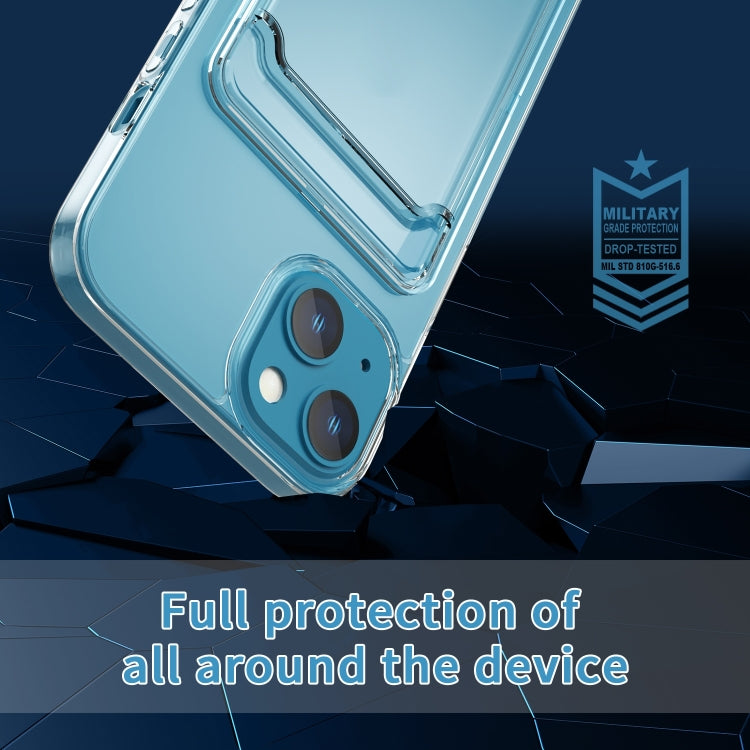 Crystal Card Slot PC + TPU Phone Case, For iPhone 14, For iPhone 14 Plus, For iPhone 14 Pro, For iPhone 14 Pro Max Crystal Card Slot PC + TPU Phone Case, For iPhone 14, For iPhone 14 Plus, For iPhone 14 Pro, For iPhone 14 Pro Max