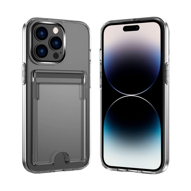 Crystal Card Slot PC + TPU Phone Case, For iPhone 14, For iPhone 14 Plus, For iPhone 14 Pro, For iPhone 14 Pro Max Crystal Card Slot PC + TPU Phone Case, For iPhone 14, For iPhone 14 Plus, For iPhone 14 Pro, For iPhone 14 Pro Max
