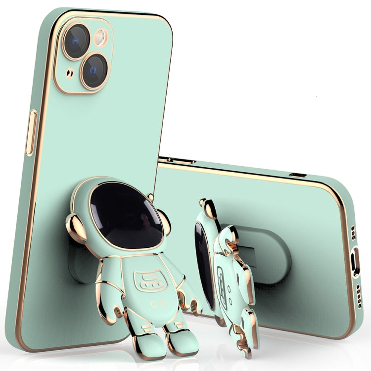 Plating Astronaut Holder Phone Case with Lens Film, For iPhone 11 Pro, For iPhone 11 Plating Astronaut Holder Phone Case with Lens Film, For iPhone 11 Pro, For iPhone 11