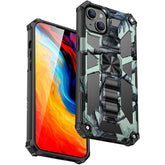 Camouflage Armor Shockproof TPU + PC Magnetic Phone Case