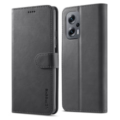 LC.IMEEKE Calf Texture Leather Phone Case, For Xiaomi Poco X4 GT 5G