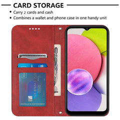 Football Texture Magnetic Leather Flip Phone Case, For Samsung Galaxy A03s 166.5mm EU Version, For Samsung Galaxy A12 5G / M12 / F12, For Samsung Galaxy A13 4G, For Samsung Galaxy A13 5G