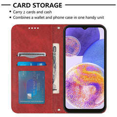 Football Texture Magnetic Leather Flip Phone Case, For Samsung Galaxy A23 5G, For Samsung Galaxy A33 5G, For Samsung Galaxy A53 5G, For Samsung Galaxy A73 5G