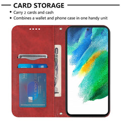 Football Texture Magnetic Leather Flip Phone Case, For Samsung Galaxy S21 FE, For Samsung Galaxy S22 5G, For Samsung Galaxy S22+ 5G, For Samsung Galaxy S22 Ultra 5G