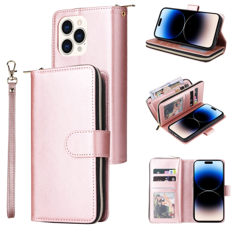 9 Card Slots Zipper Wallet Bag Leather Phone Case, For iPhone 14, For iPhone 14 Plus, For iPhone 14 Pro, For iPhone 14 Pro Max 9 Card Slots Zipper Wallet Bag Leather Phone Case, For iPhone 14, For iPhone 14 Plus, For iPhone 14 Pro, For iPhone 14 Pro Max