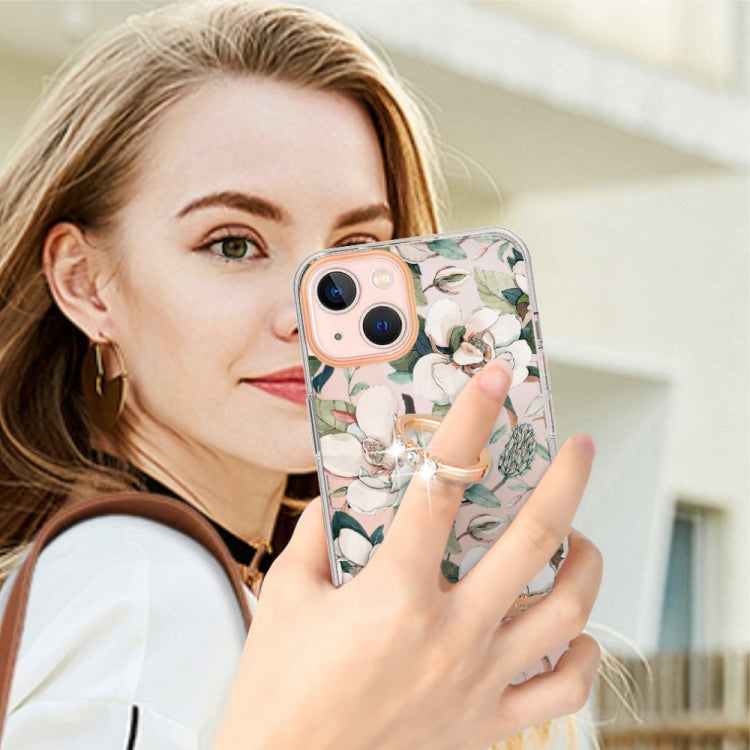 Ring IMD Flowers TPU Phone Case, For iPhone 14, For iPhone 14 Plus, For iPhone 14 Pro, For iPhone 14 Pro Max Ring IMD Flowers TPU Phone Case, For iPhone 14, For iPhone 14 Plus, For iPhone 14 Pro, For iPhone 14 Pro Max