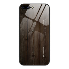 Wood Grain Glass Protective Case, For iPhone 7 Plus, For iPhone 11, For iPhone 14 Plus, For iPhone 14 Pro