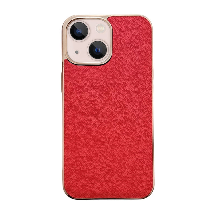 Genuine Leather Luolai Series Nano Electroplating Phone Case, For iPhone 14, For iPhone 14 Plus, For iPhone 14 Pro, For iPhone 14 Pro Max, For iPhone 13, For iPhone 13 Pro Genuine Leather Luolai Series Nano Electroplating Phone Case, For iPhone 14, For iPhone 14 Plus, For iPhone 14 Pro, For iPhone 14 Pro Max, For iPhone 13, For iPhone 13 Pro