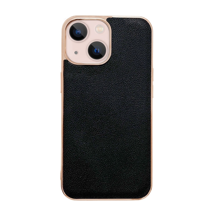 Genuine Leather Luolai Series Nano Electroplating Phone Case, For iPhone 14, For iPhone 14 Plus, For iPhone 14 Pro, For iPhone 14 Pro Max, For iPhone 13, For iPhone 13 Pro Genuine Leather Luolai Series Nano Electroplating Phone Case, For iPhone 14, For iPhone 14 Plus, For iPhone 14 Pro, For iPhone 14 Pro Max, For iPhone 13, For iPhone 13 Pro