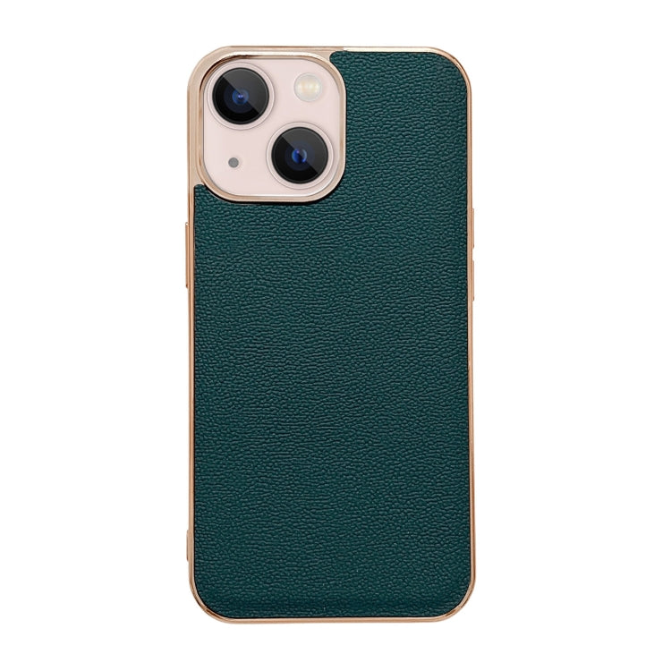 Genuine Leather Luolai Series Nano Electroplating Phone Case, For iPhone 14, For iPhone 14 Plus, For iPhone 14 Pro, For iPhone 14 Pro Max, For iPhone 13, For iPhone 13 Pro Genuine Leather Luolai Series Nano Electroplating Phone Case, For iPhone 14, For iPhone 14 Plus, For iPhone 14 Pro, For iPhone 14 Pro Max, For iPhone 13, For iPhone 13 Pro