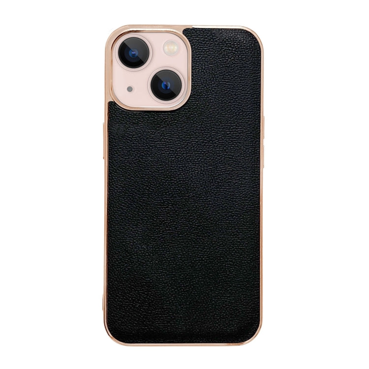 Genuine Leather Luolai Series Nano Electroplating Phone Case, For iPhone 14, For iPhone 14 Plus, For iPhone 14 Pro, For iPhone 14 Pro Max, For iPhone 13, For iPhone 13 Pro Genuine Leather Luolai Series Nano Electroplating Phone Case, For iPhone 14, For iPhone 14 Plus, For iPhone 14 Pro, For iPhone 14 Pro Max, For iPhone 13, For iPhone 13 Pro