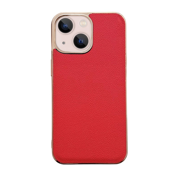 Genuine Leather Luolai Series Nano Electroplating Phone Case, For iPhone 14, For iPhone 14 Plus, For iPhone 14 Pro, For iPhone 14 Pro Max, For iPhone 13, For iPhone 13 Pro Genuine Leather Luolai Series Nano Electroplating Phone Case, For iPhone 14, For iPhone 14 Plus, For iPhone 14 Pro, For iPhone 14 Pro Max, For iPhone 13, For iPhone 13 Pro