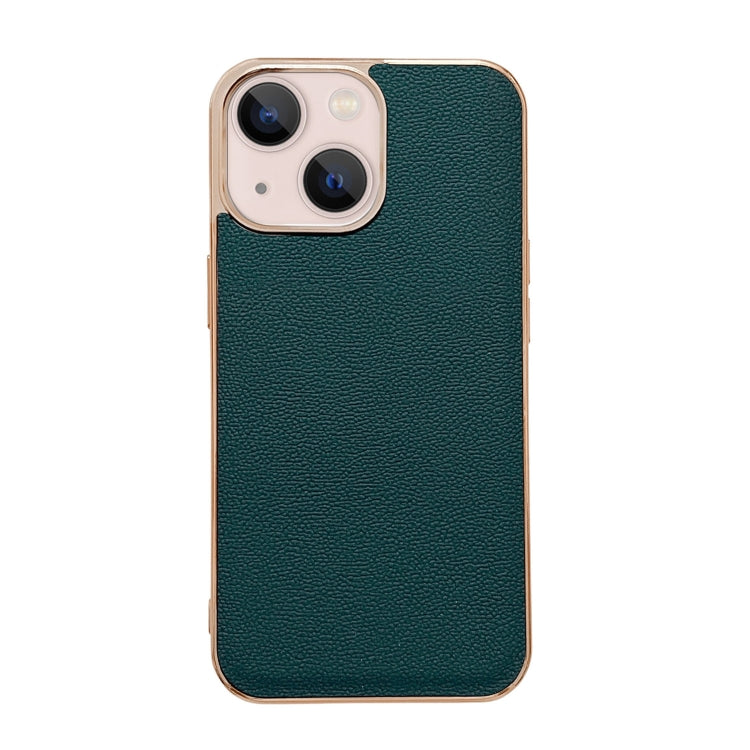 Genuine Leather Luolai Series Nano Electroplating Phone Case, For iPhone 14, For iPhone 14 Plus, For iPhone 14 Pro, For iPhone 14 Pro Max, For iPhone 13, For iPhone 13 Pro Genuine Leather Luolai Series Nano Electroplating Phone Case, For iPhone 14, For iPhone 14 Plus, For iPhone 14 Pro, For iPhone 14 Pro Max, For iPhone 13, For iPhone 13 Pro