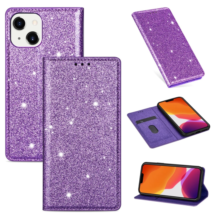 Ultrathin Glitter Magnetic Horizontal Flip Leather Case with Holder & Card Slots, For iPhone 14, For iPhone 14 Max, For iPhone 14 Pro, For iPhone 14 Pro Max Ultrathin Glitter Magnetic Horizontal Flip Leather Case with Holder & Card Slots, For iPhone 14, For iPhone 14 Max, For iPhone 14 Pro, For iPhone 14 Pro Max