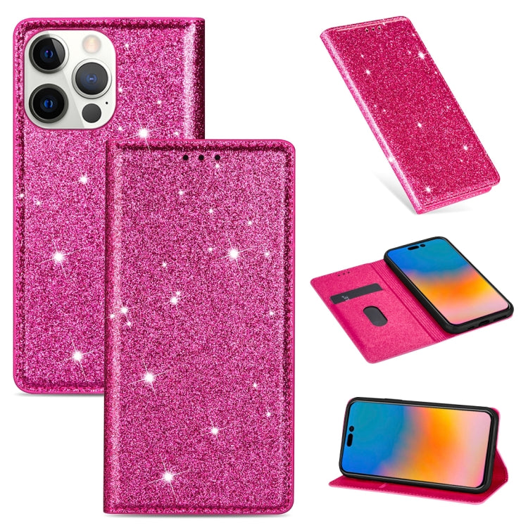 Ultrathin Glitter Magnetic Horizontal Flip Leather Case with Holder & Card Slots, For iPhone 14, For iPhone 14 Max, For iPhone 14 Pro, For iPhone 14 Pro Max Ultrathin Glitter Magnetic Horizontal Flip Leather Case with Holder & Card Slots, For iPhone 14, For iPhone 14 Max, For iPhone 14 Pro, For iPhone 14 Pro Max