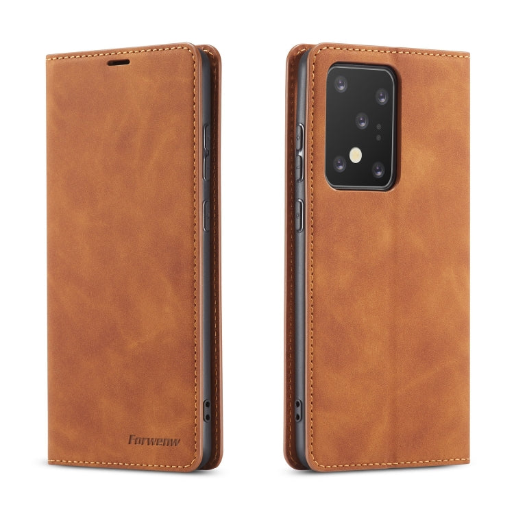 Forwenw Dream Series Oil Edge Strong Magnetism Horizontal Flip Leather Case with Holder & Card Slots & Wallet & Photo Frame, For Galaxy S20 Ultra Forwenw Dream Series Oil Edge Strong Magnetism Horizontal Flip Leather Case with Holder & Card Slots & Wallet & Photo Frame, For Galaxy S20 Ultra