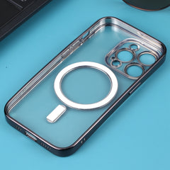 MagSafe Electroplating Straight TPU Phone Case, For iPhone 14 Pro, For iPhone 14 Pro Max