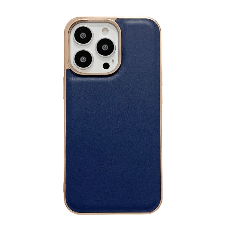 Genuine Leather Xiaoya Series Nano Electroplating Phone Case, For iPhone 13 Pro Max Genuine Leather Xiaoya Series Nano Electroplating Phone Case, For iPhone 13 Pro Max