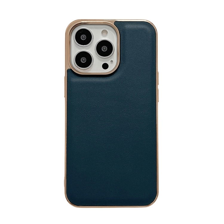 Genuine Leather Xiaoya Series Nano Electroplating Phone Case, For iPhone 13 Pro Max Genuine Leather Xiaoya Series Nano Electroplating Phone Case, For iPhone 13 Pro Max