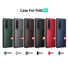 GKK Litchi Texture Card Slot Phone Case, For Samsung Galaxy Z Fold4 5G