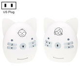 Wireless Audio Baby Monitor Support Voice Monitoring + Intercom + Night Light without Battery