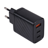 AR-892 3 in 1 QC3.0 PD20W USB + USB-C / Type-C Wall Travel Charger, EU Plug, UK Plug