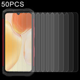 50 PCS 0.26mm 9H 2.5D Tempered Glass Film