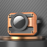 Automatic Flip Switch TPU+PC Earphone Case with AirTag