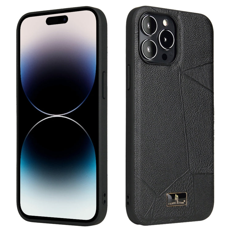 Fierre Shann Leather Texture Phone Back Cover Case, For iPhone 14, For iPhone 14 Plus, For iPhone 14 Pro, For iPhone 14 Pro Max Fierre Shann Leather Texture Phone Back Cover Case, For iPhone 14, For iPhone 14 Plus, For iPhone 14 Pro, For iPhone 14 Pro Max