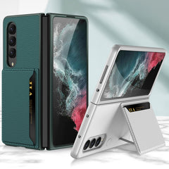 GKK Ultra-thin Leather Phone Case with Card Slots, For Samsung Galaxy Z Fold4