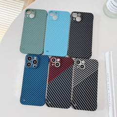 Carbon Fiber Texture PC Phone Case, For iPhone 12 Pro, For iPhone 12 Pro Max, For iPhone 13, For iPhone 13 Pro