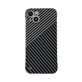 Carbon Fiber Texture PC Phone Case, For iPhone 13 Pro Max, For iPhone 14, For iPhone 14 Plus, For iPhone 14 Pro