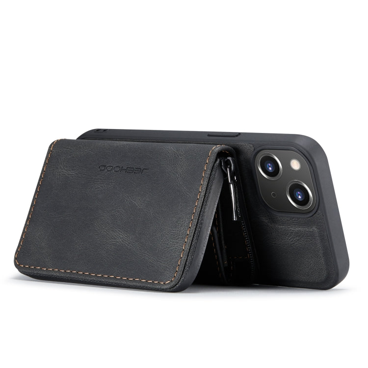 JEEHOOD Magnetic Zipper Wallet Leather Phone Case, For iPhone 14, For iPhone 14 Plus, For iPhone 14 Pro, For iPhone 14 Pro Max JEEHOOD Magnetic Zipper Wallet Leather Phone Case, For iPhone 14, For iPhone 14 Plus, For iPhone 14 Pro, For iPhone 14 Pro Max