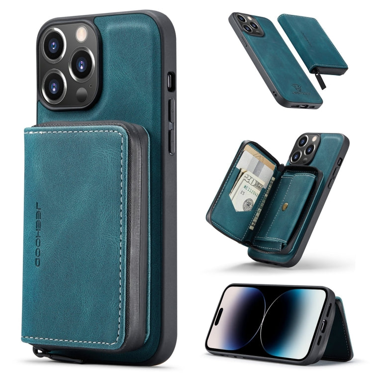 JEEHOOD Magnetic Zipper Wallet Leather Phone Case, For iPhone 14, For iPhone 14 Plus, For iPhone 14 Pro, For iPhone 14 Pro Max JEEHOOD Magnetic Zipper Wallet Leather Phone Case, For iPhone 14, For iPhone 14 Plus, For iPhone 14 Pro, For iPhone 14 Pro Max