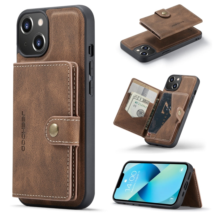 JEEHOOD Retro Magnetic Detachable Leather Phone Case, For iPhone 14, For iPhone 14 Plus, For iPhone 14 Pro, For iPhone 14 Pro Max JEEHOOD Retro Magnetic Detachable Leather Phone Case, For iPhone 14, For iPhone 14 Plus, For iPhone 14 Pro, For iPhone 14 Pro Max