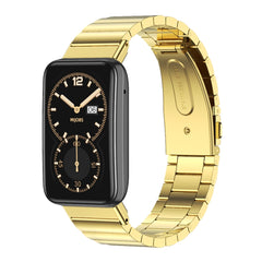 Mijobs Bamboo Stainless Steel Metal Watch Band