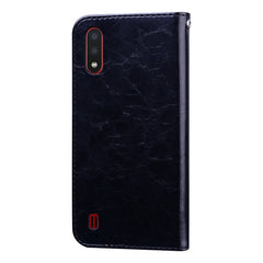 Business Style Oil Wax Texture Horizontal Flip Leather Case, with Holder & Card Slots & Wallet