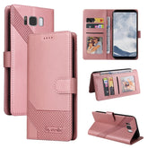 GQUTROBE Skin Feel Magnetic Leather Phone Case, For Samsung Galaxy S8+, For Samsung Galaxy S9, For Samsung Galaxy S9+, For Samsung Galaxy S10