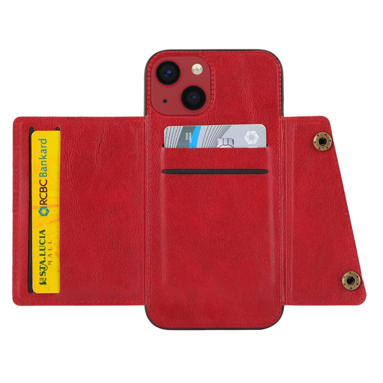 Double Buckle Card Slots PU+TPU Phone Case, For iPhone 14, For iPhone 14 Plus, For iPhone 14 Pro, For iPhone 14 Pro Max Double Buckle Card Slots PU+TPU Phone Case, For iPhone 14, For iPhone 14 Plus, For iPhone 14 Pro, For iPhone 14 Pro Max