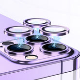 TOTUDESIGN AB-061 Golden Shield Series Metal Frame Camera Lens Film, For iPhone 14/14 Plus