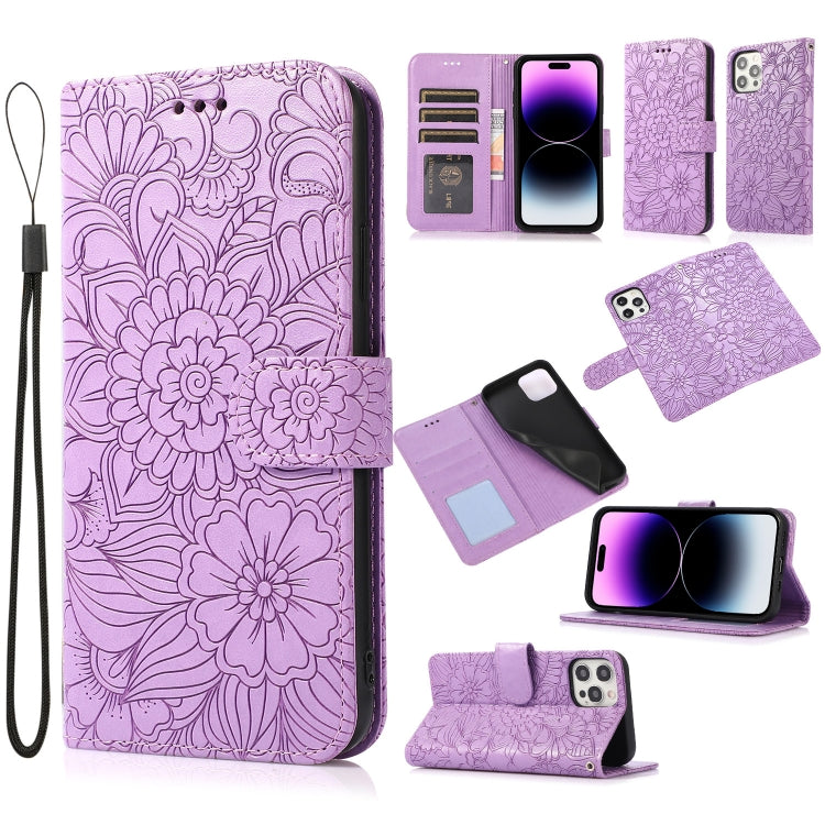 Skin Feel Embossed Sunflower Horizontal Leather Case, For iPhone 14, For iPhone 14 Plus, For iPhone 14 Pro, For iPhone 14 Pro Max Skin Feel Embossed Sunflower Horizontal Leather Case, For iPhone 14, For iPhone 14 Plus, For iPhone 14 Pro, For iPhone 14 Pro Max