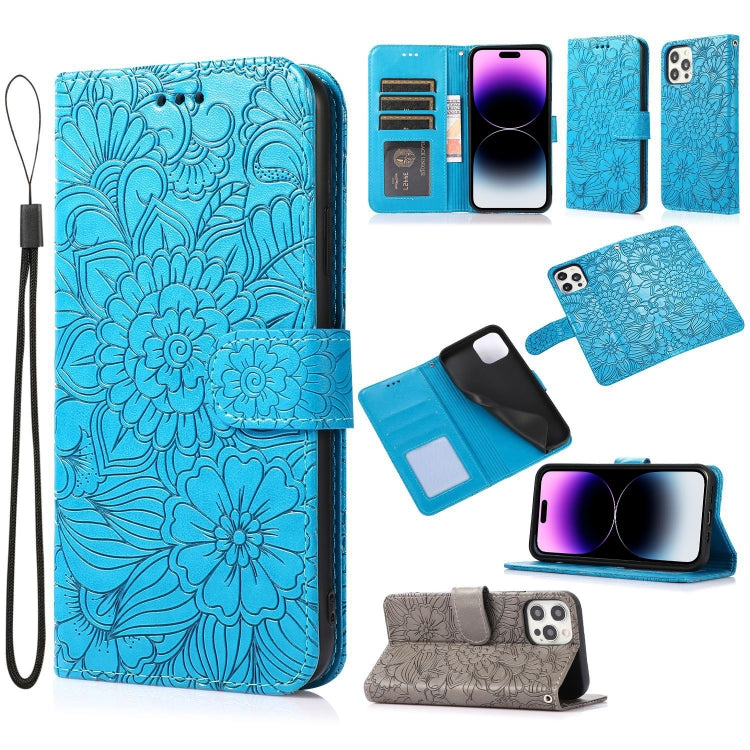 Skin Feel Embossed Sunflower Horizontal Leather Case, For iPhone 14, For iPhone 14 Plus, For iPhone 14 Pro, For iPhone 14 Pro Max Skin Feel Embossed Sunflower Horizontal Leather Case, For iPhone 14, For iPhone 14 Plus, For iPhone 14 Pro, For iPhone 14 Pro Max