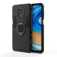 Shockproof PC + TPU Protective Case with Magnetic Ring Holder, For Xiaomi Redmi Note 9 Pro Max