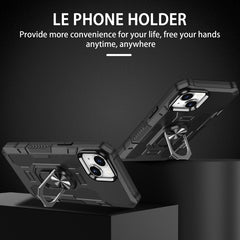 Ring Holder Armor Hybrid Phone Case, For iPhone 11, For iPhone 11 Pro, For iPhone 11 Pro Max, For iPhone 13 Pro