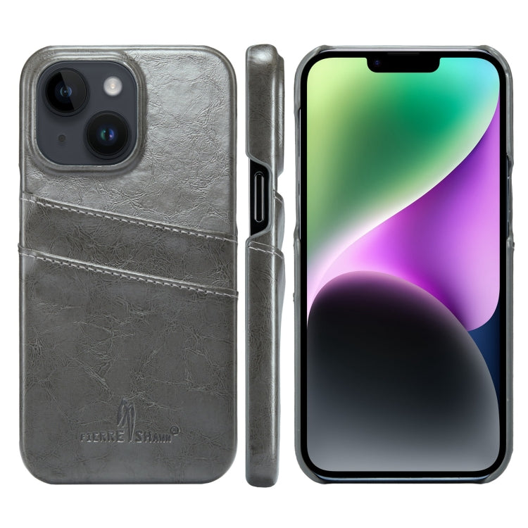 Fierre Shann Retro Oil Wax Texture PU Leather Case with Card Slots, For iPhone 14, For iPhone 14 Plus, For iPhone 14 Pro, For iPhone 14 Pro Max Fierre Shann Retro Oil Wax Texture PU Leather Case with Card Slots, For iPhone 14, For iPhone 14 Plus, For iPhone 14 Pro, For iPhone 14 Pro Max