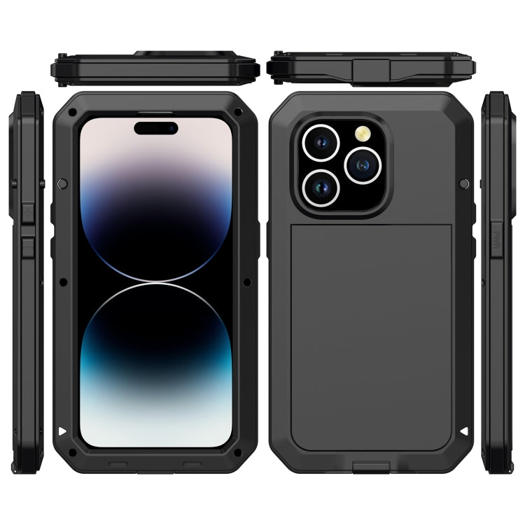 Shockproof Waterproof Silicone + Zinc Alloy Case, For iPhone 14 Pro Max, For iPhone 14 Pro, For iPhone 14, For iPhone 14 Plus Shockproof Waterproof Silicone + Zinc Alloy Case, For iPhone 14 Pro Max, For iPhone 14 Pro, For iPhone 14, For iPhone 14 Plus