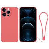 Silicone Phone Case with Wrist Strap, For iPhone 12 Pro Max