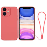 Silicone Phone Case with Wrist Strap, For iPhone 11